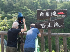 ドイツテレビの取材