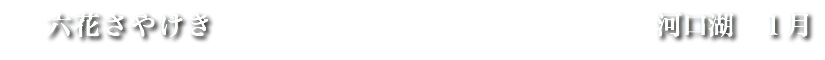 六花さやけき
