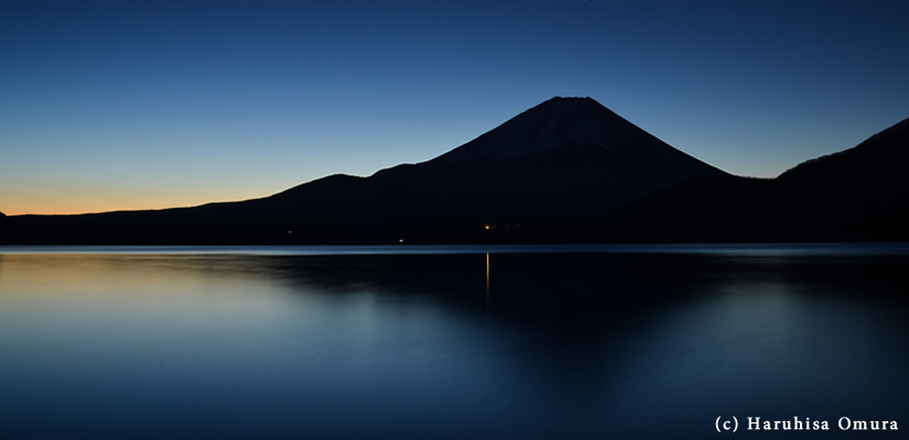 本栖湖黎明